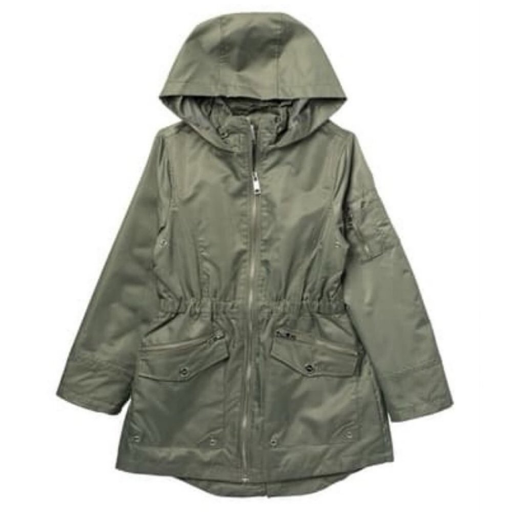 NEW Nordstrom Urban Republic Anorak Jacket Green Girls Size Large 14 / 16 Coat